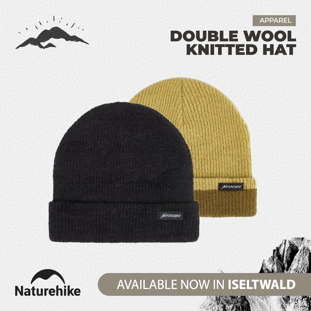 Naturehike CNH22MZ001 หมวกถักผ้าวูลคู่