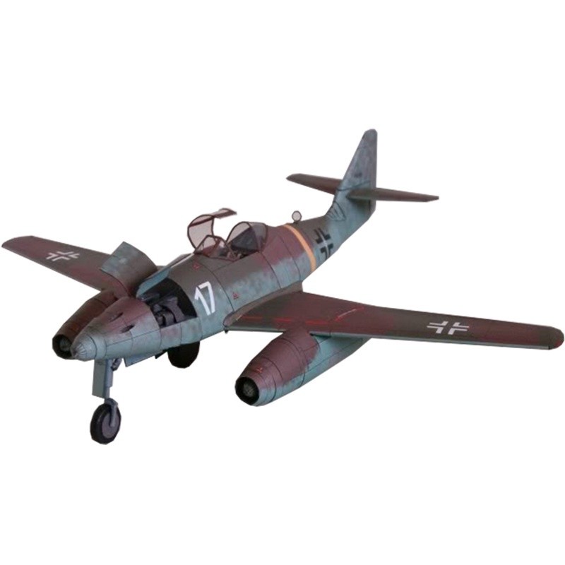 DIY กระดาษรุ่น German me-262 fighter กระดาษรุ่น 1:33 GPM รุ่น me262 เครื่องบินรุ่น handmade กระดาษ a