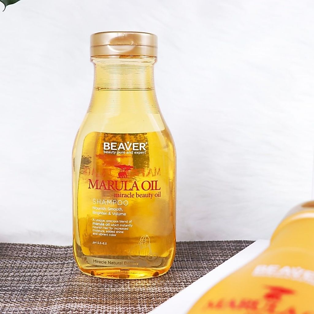 Beaver MARULA OIL SHAMPOO  60 ml. บีเวอร์ มารูล่า ออยล์ แชมพู 60 มล.