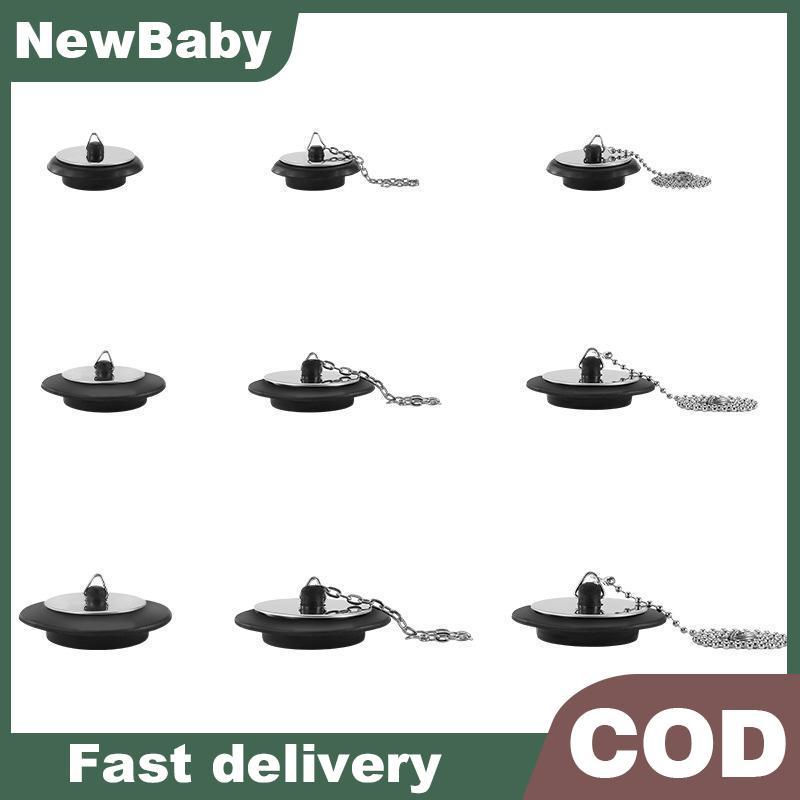NEWBABY 1 PCS สแตนเลสยางอ่างล้างจาน Stopper