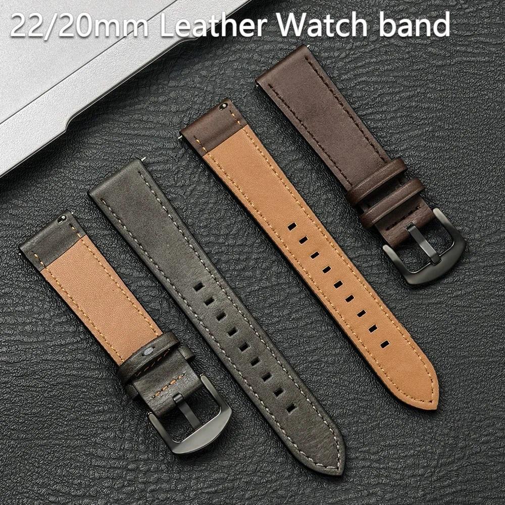 20 มม.สายหนังสําหรับ Redmi Watch 3 5 Active/3 5 Lite Gear Band สร้อยข้อมือวินเทจสําหรับ H9 Max