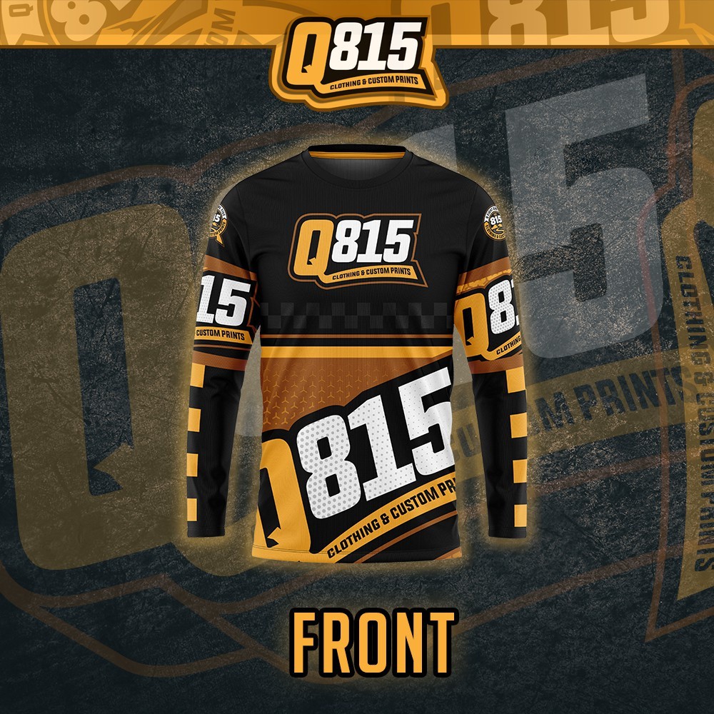 Q815 Motorcycle Jersey Icon Quick-D Casual 3D Print Top
