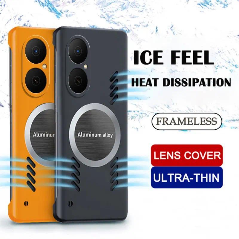 สําหรับ Huawei nova Y73 กรณีหรูหรา cooling แม่เหล็ก ไม่มีกรอบ บาง PC สําหรับ Huawei nova Y73 5G กันก