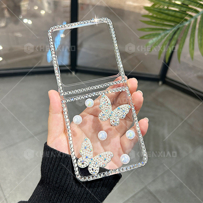 แฟชั่นผีเสื้อเพชร Shining Casing สําหรับ Infinix Zero รูปที่ 2