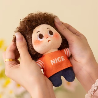น่ารัก ผมหยิกตุ๊กตาตุ๊กตาน่ารักแอฟริกาสาวน้อยยัดของเล่นนุ่มจี้ขนาดเล็กกระเป๋าเสน่ห์พวงกุญแจของขวัญวันเกิด