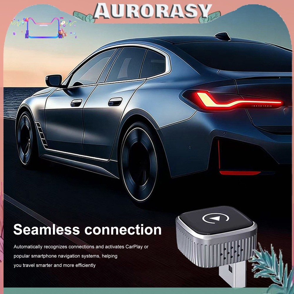 Wired To Wireless Carplay & IOS Android Auto Mini CarPlay Dongle เชื่อมต่ออัตโนมัติ