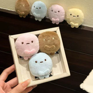 2026 ใหม่ Kawaii Sumikko Gurashi กิ๊บติดผมตุ๊กตา,นุ่มปุยการ์ตูนตัวอักษรผม Barrettes,น่ารักทุกวันตกแต่งอุปกรณ์เสริมผมสําหรับสาว