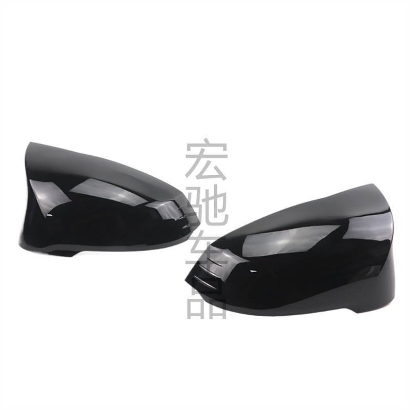 优质-Glossy คาร์บอนไฟเบอร์สีดําสไตล์ฝาครอบกระจกมองข้างสําหรับ BMW X2 iX2 U10 2023-2026