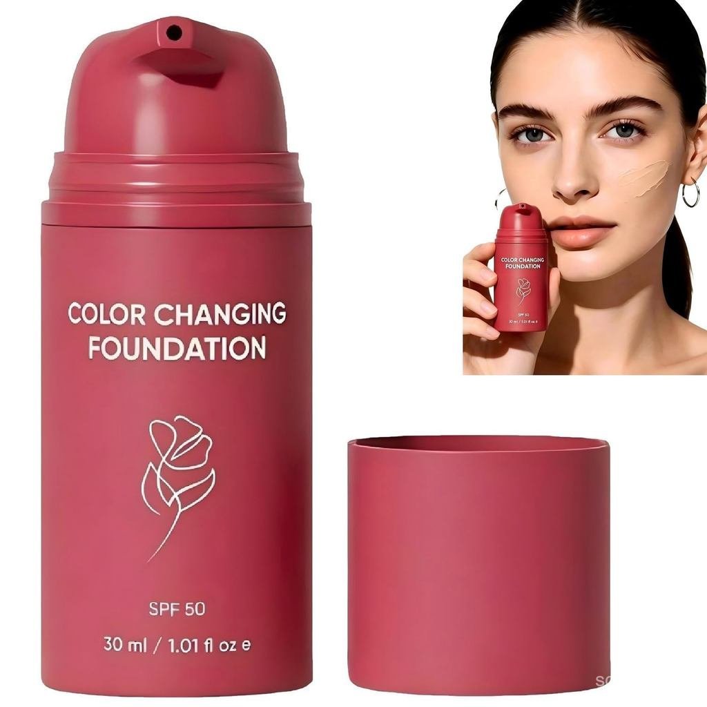 รองพื้นเปลี่ยนสีเกาหลีปรับรองพื้นชนิดน้ําอัตโนมัติ Deep Hydration & Refines Pores, Medium to Full Co