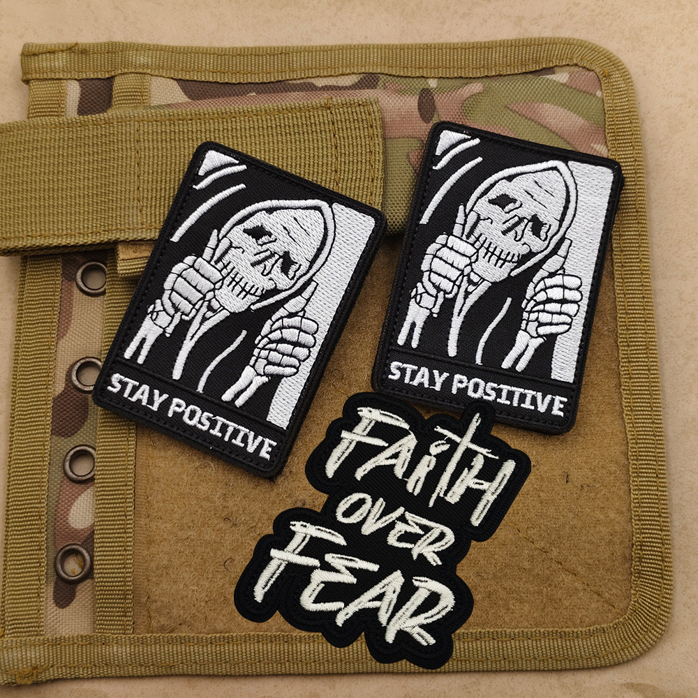 外户外背包贴faith over fear stay บวก 术魔贴士气