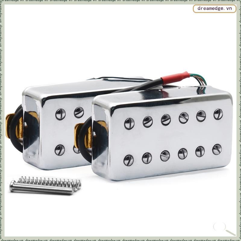 [dreamedge] 2PCS กีตาร์ Dual Wire Frame Pickup อะไหล่สําหรับ LP กีตาร์ไฟฟ้าคอ 50 มม.สะพาน 52 มม.