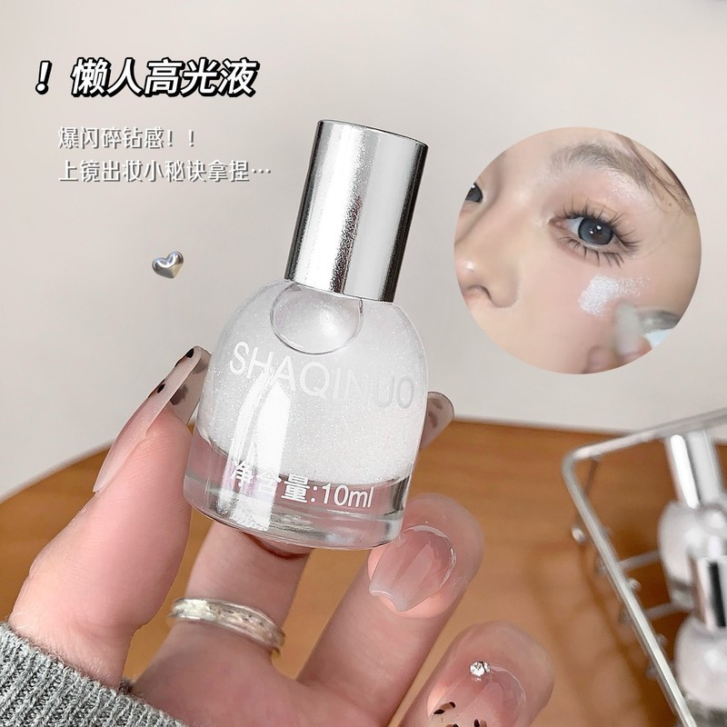 SHAQINUO SHAQINUO Shining Diamond Highlighter Pearlescent กระพริบอายแชโดว์โกหก Silkworm Brightening 