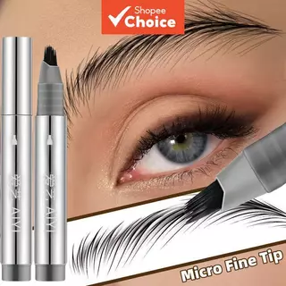 【ซื้อ 1 แถม 1】ดินสอเขียนคิ้วหลายแฉก กันน้ํา ติดทนนาน สีชัดแม่นยํา เส้นลื่น ไม่เลอะง่าย ให้คิ้วดูเป็นธรรมชาติ