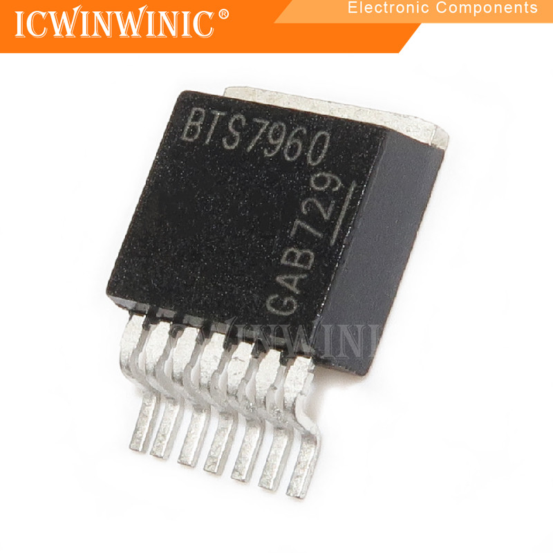 5 ชิ้น BTS7960B BTS7960 TO-263-7 ส่วนประกอบอิเล็กทรอนิกส์