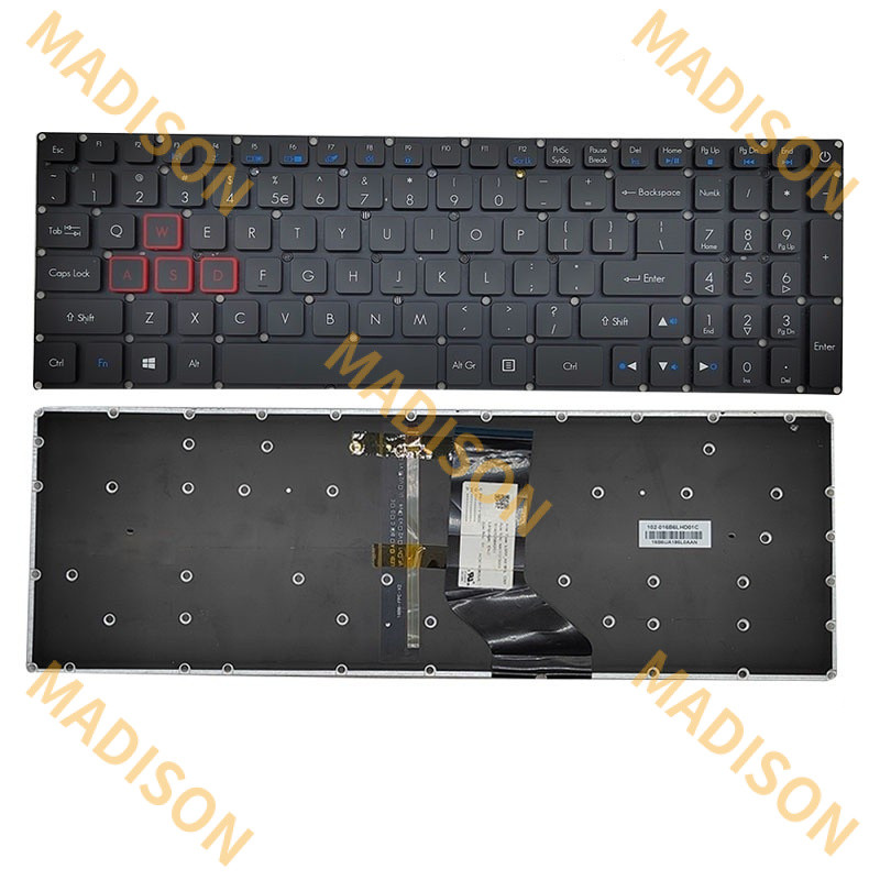 US แป้นพิมพ์แล็ปท็อปสําหรับ Acer vx15 VX5-591G n16c7 VX5-591 VX5-793 g3571572 573 อังกฤษ