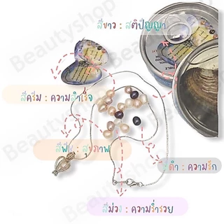 [พร้อมส่ง]Wish Pearl Love Pearl สร้อยคอ หอยมุกเสี่ยงทายนำโชค สร้อยหอยมุก