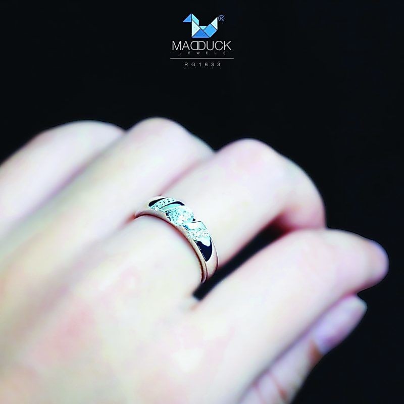 Madduckjewels แหวนเงินแท้ 925 CZ / โมอิส (Moissanite) / รูปที่ 4