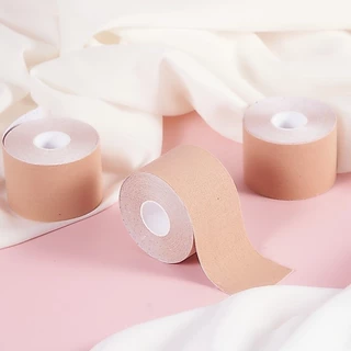 เทปกาวแปะหน้าอก ยกกระชับ boob tape รุ่นใหม่ กาวเหนียว ติดทนมากขึ้น กันน้ำ กันเหงื่อ บรรจุ 1 ชิ้น