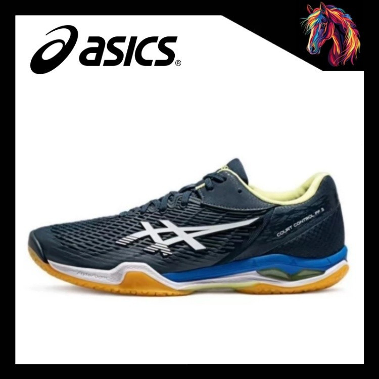 ASICS Court Control FF 3 Low Cut รองเท้าผ้าใบ Unisex รองเท้าแบดมินตัน Low top Blue
