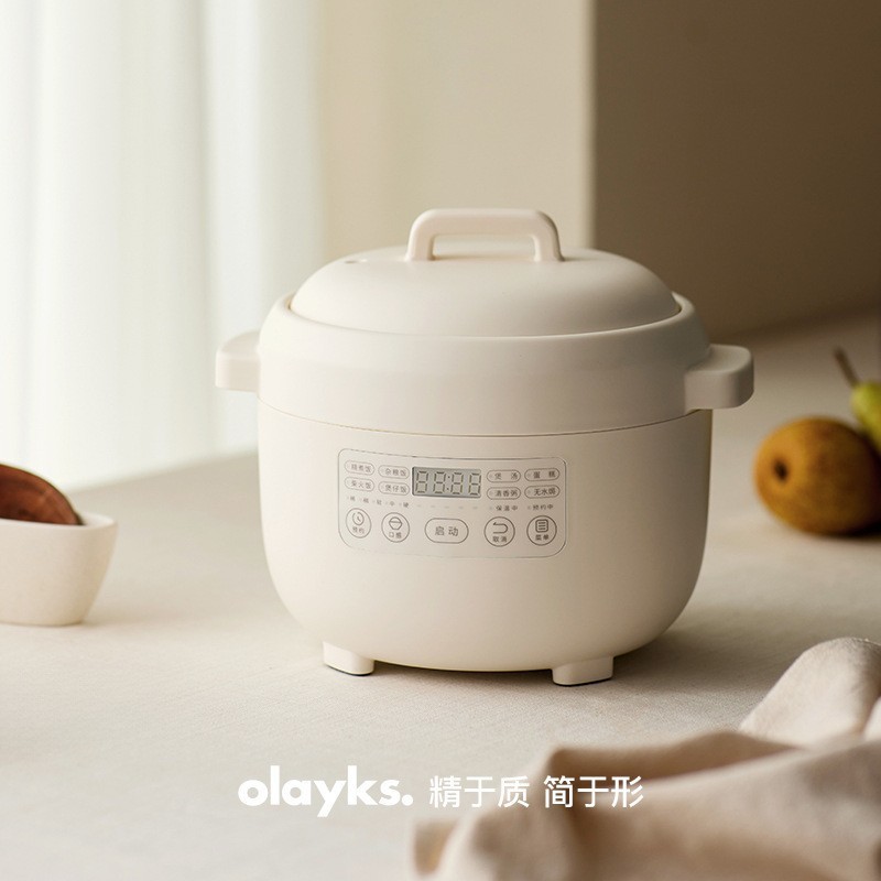 Olayks olayks หม้อหุงข้าวขนาดเล็ก 1-2 คน Self-Research ในครัวเรือนสมาร์ท MINI Quick ทําอาหาร Non-Sti
