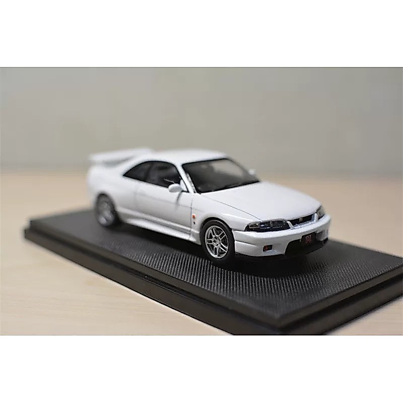 Ebbro 1: 43 Nissan Nissan Nissan Skyline Skyline GT-R R33V spec 1995 สีขาว,