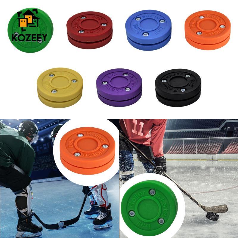 [KOZEEY] Roll Hockey Puck Ice Hockey Puck ของขวัญมัลติฟังก์ชั่นช้า Street Hockey Puck Training for T