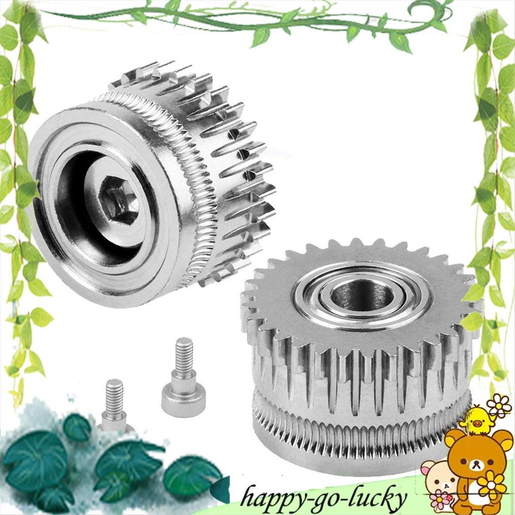 เกียร์ปรับโครงสร้างเหล็กแข็งสําหรับ K1/K1C/K1 Max/Ender3v3/V3Plus เกียร์คู่ที่ทนต่อการสึกหรอ