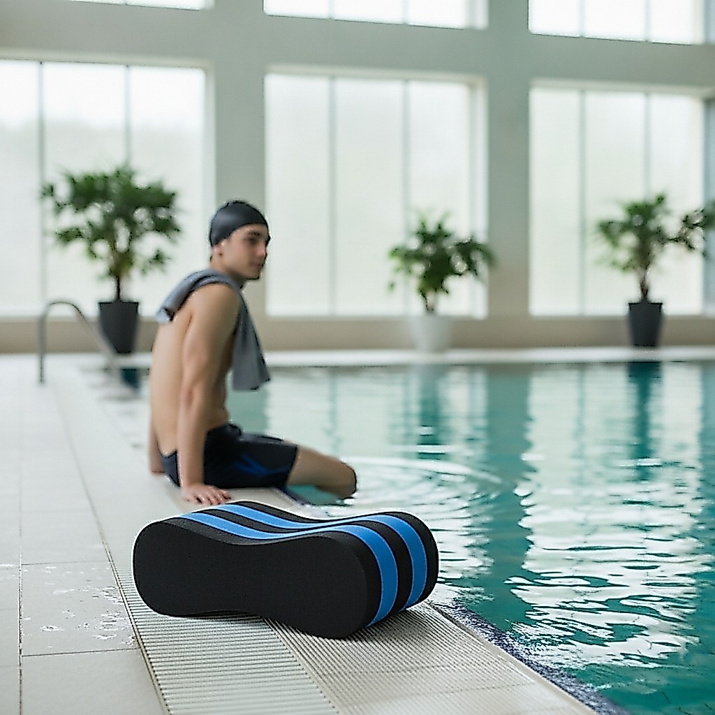 Figure-Eight Swim Buoyant Pull Buoy with Central Opening Foam Pull Buoy Lightweight Aid Proper Posit
