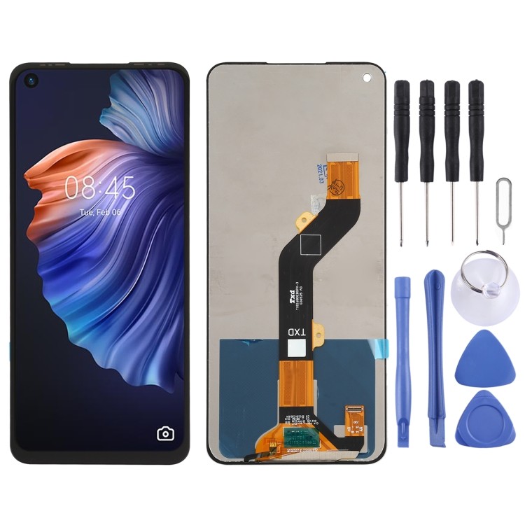 จัดส่งในวันเดียวกัน หน้าจอ TFT LCD สําหรับ Tecno Camon 17 CG6, CG6j พร้อม Digitizer Full Assembly