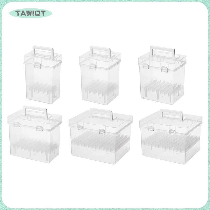 [tawiqt.th] กล่องเก็บเครื่องหมาย, ที่เก็บเครื่องหมายโปร่งใส, กระเป๋าพกพาพร้อมที่จับ, วัสดุ PP Robust, กันน้ํา, สําหรับสํานักงาน, บ้าน, กลางแจ้ง, ท่องเที่ยว