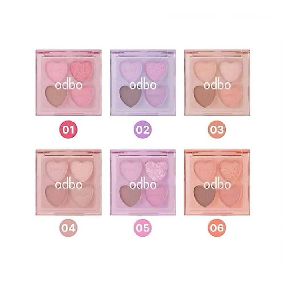 ODBO Baby Cutesy Palette (OD2035) โอดีบีโอ เบบี้ คิ้วท์ซี่ พาเลท อายแชโดว์