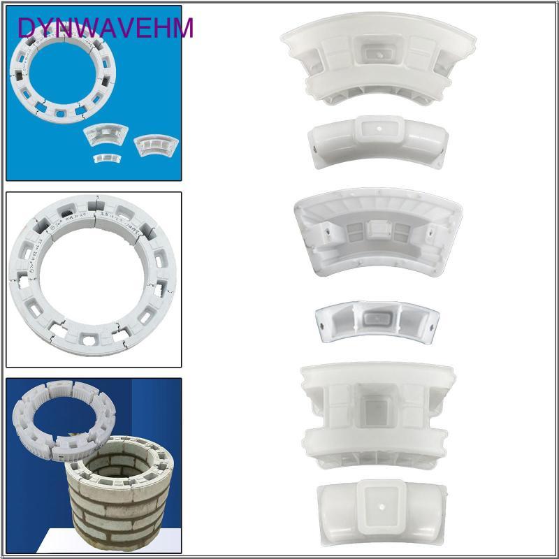 [dynwavehm] อิฐบล็อกคอนกรีต Mould วัสดุ ABS เครื่องทําผนังเพลาจําลองสําหรับ DIY Garden Pavers และรั้