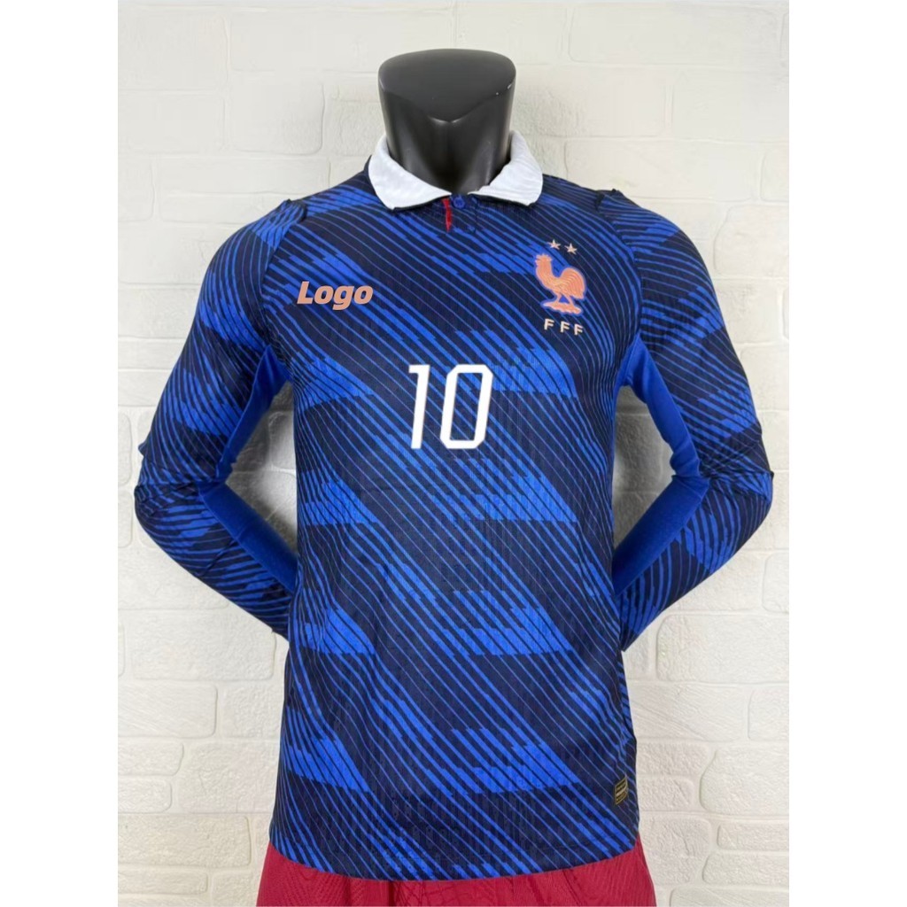 Player Issue France 2026 World Cup Jersey Mens France Home Long Sleeves Football Jersey T-Shirt