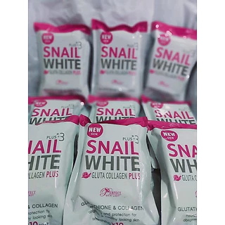 สบู่ สเนล Snail White soap (ซองขาว-ชมพู ขนาด 80g)เก่า