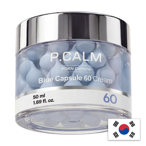 [pcalm] PDRN Caffeine Blue Capsule 60 Cream 50ml / Firming / Brightening / Hydrating / ของแท้ 100%