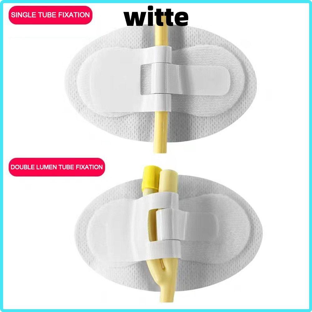 WITTE 5 ชิ้น สายรัดขายึดสายสวนปัสสาวะ Anti Slip อุปกรณ์ตรึงสาย Foley สำหรับผู้ป่วย ดูแล ถุงปัสสาวะ ทนทาน
