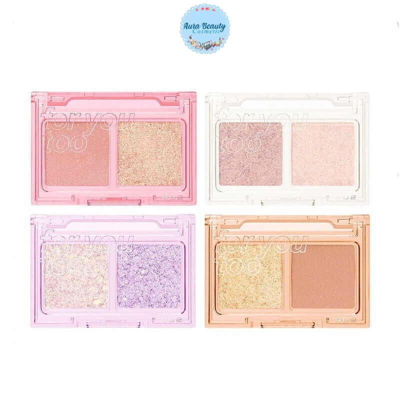 🔹 4U2 For You Too Eyeshadow 1.8g โฟร์ยูทู อายแชโดว์เนื้อแมทและเนื้อเจลลี่
