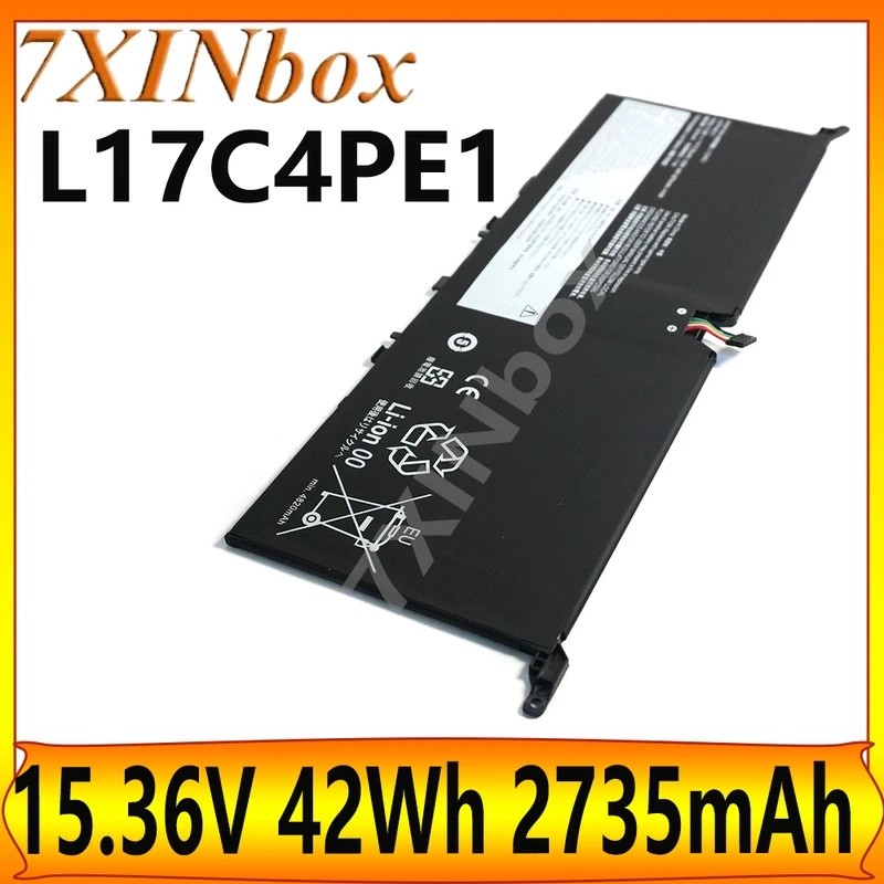 7XINbox L17C4PE1 L17M4PE1 L17S4PE1 15.36V 42Wh แบตเตอรี่แล็ปท็อปสําหรับ Lenovo โยคะ S730-13IWL-81J0 