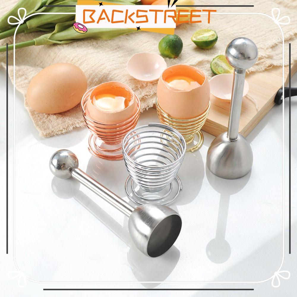 BACKSTAGEEET Egg Shell Opener คุณภาพสูงไข่ขาตั้ง Egg-Knocker Kitchen Gadgets Egg Cup