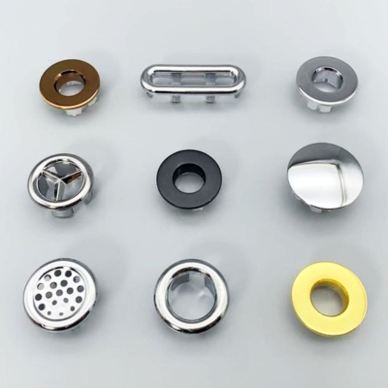 Preferred#Decorative cover for washbasin overflow hole, ceramic basin overflow hole plug, decorative