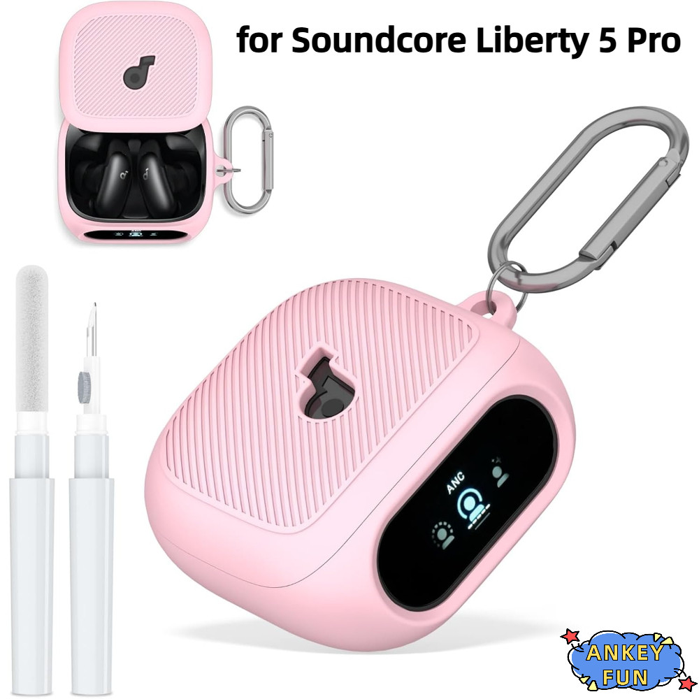 Compatible with Anker Soundcore Liberty 5 Pro Case Bluetooth Earphones Silicone Protective Case for 