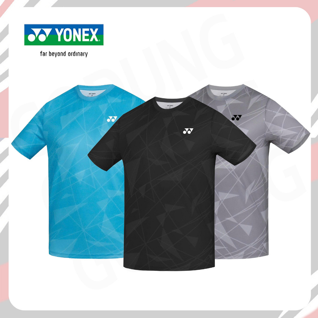เสื้อแบดมินตัน Yonex รุ่น Run Away 4 (ของแท้ 100%) ใส่สบาย ไม่คัน เนื้อผ้าดี ระบายอากาศ