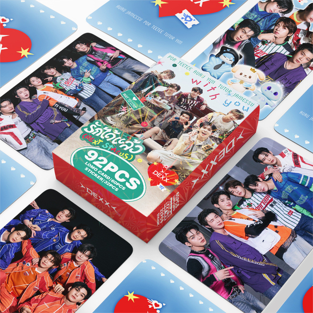 92 Star Photocards Thai Star Boys Group DEXX Songs NEXT STATUS การ์ดภาพถ่ายสินค้าการ์ด LOMO