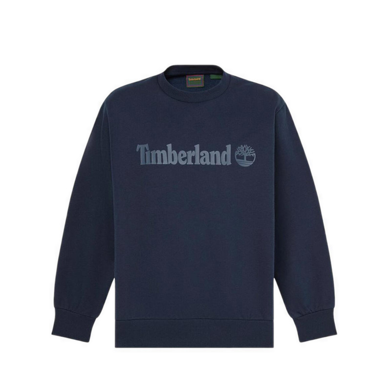 Timberland รุ่น Northwood เสื้อสเวตเชิ้ตคอกลมโลโก้ ผู้ชาย สีฟ้า