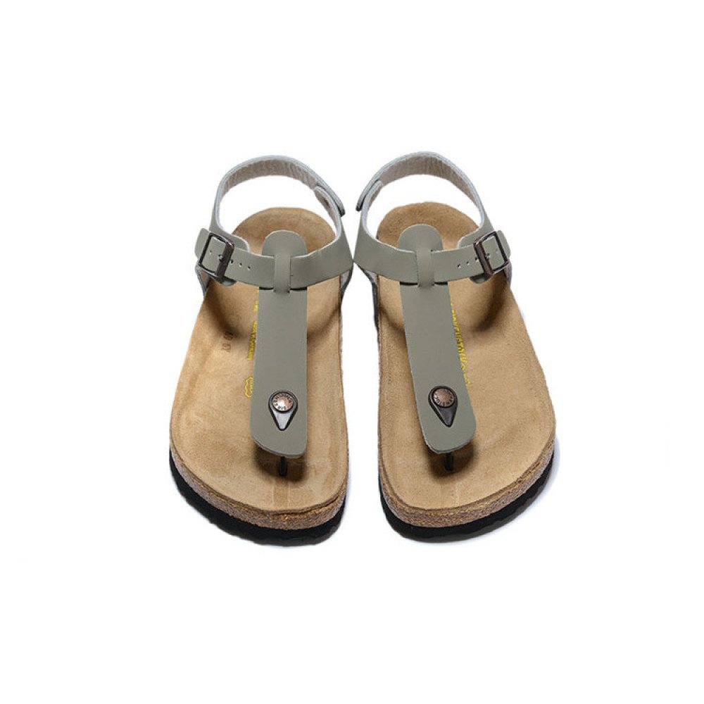 Birken/stock Cork Mens and Womens Kario 829 Grey Matte Sandals 34-45 KBY4