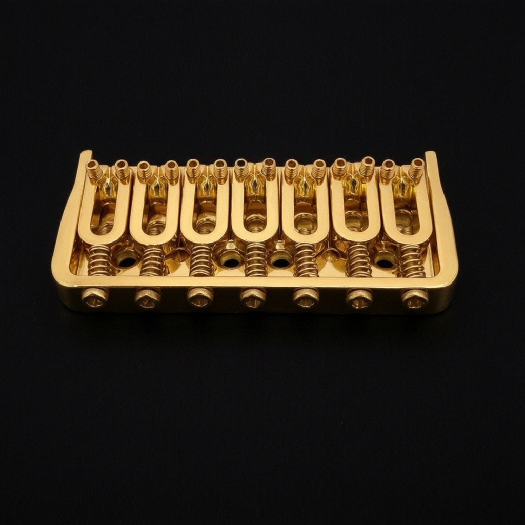 7-String Guitar Bridge Hardtail Fix Guitar Bridge Metal Slim Design สําหรับนักกีตาร์