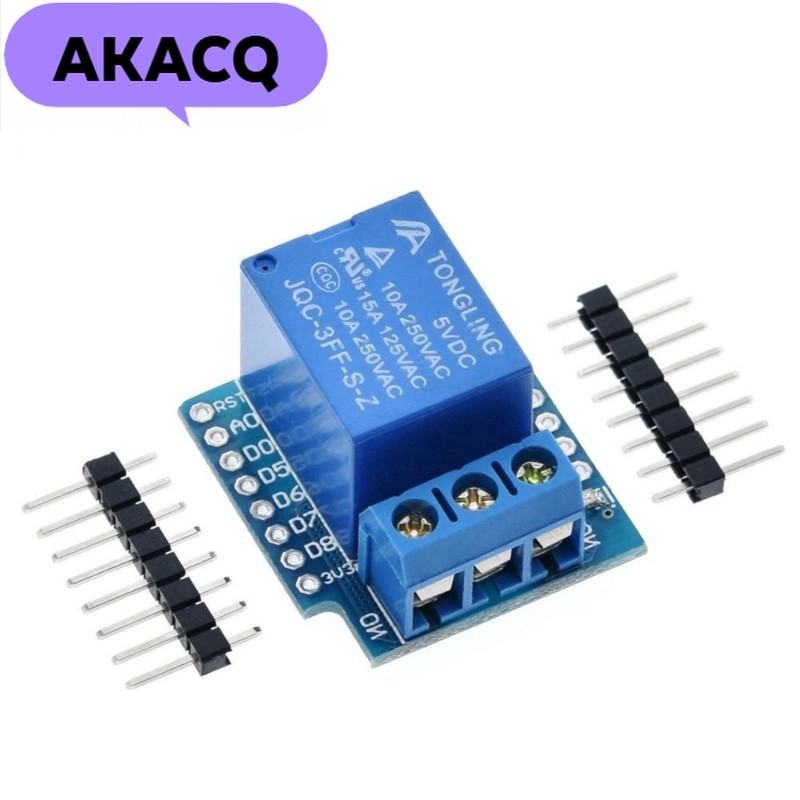 1เซ็ตหนึ่งช่อง Wemos D1 Mini Relay Shield Wemos D1 Mini Relay Module ESP8266 Development Board 1 ช่อ