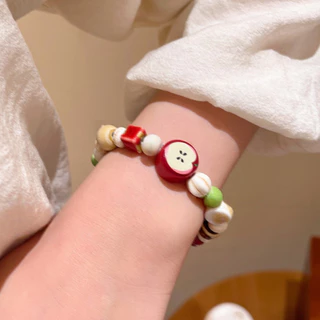 สร้อยข้อมือ ข้อมือโซ่แฮนด์เมดลูกปัดโซ่สั้น ทันสมัย น่ารัก ปรับได้ ดาว หอยสังข์ รูปทรงไม่สม่ำเสมอ สไตล์วันหยุดฤดูร้อน