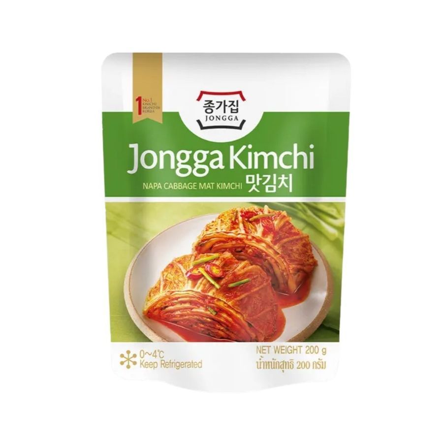 จงกา กิมจินาปาแคบเบจ Jongga Kimchi Napa Cabbage 200g.
