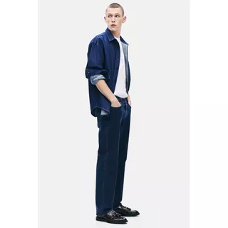 H&M(เอชแอนด์เอ็ม) กางเกงยีนส์ทรงตรง ความยาวปกติ Men Straight Regular Jeans 1311674_1
